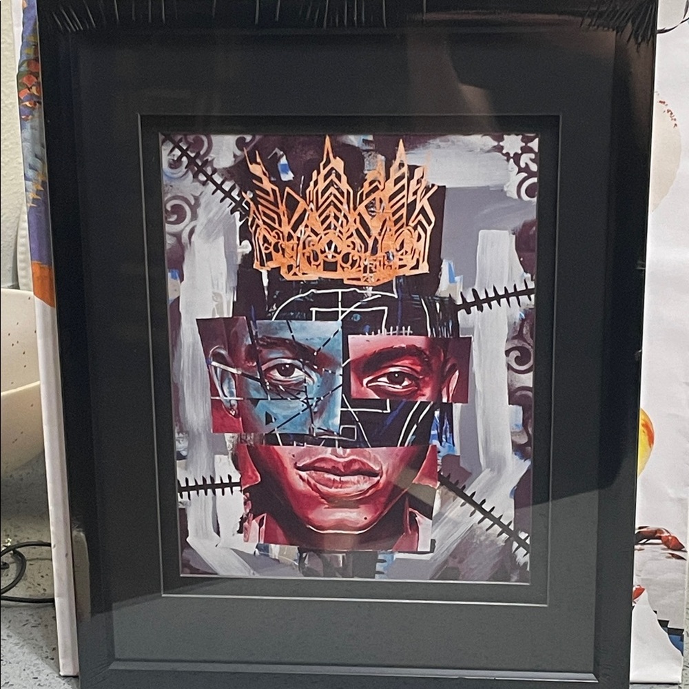 Framed Abstract Portrait Print of Will Smith on Bel-Air - New, limited edition